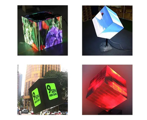 4 bên 5 bên màn hình p2.5 P3 p3.91 P4 Cube <span class=keywords><strong>LED</strong></span> màn hình ma thuật Cube hiển thị sân khấu Plaza video 3D <span class=keywords><strong>LED</strong></span> Pixel Cube màn hình - Product Image 3