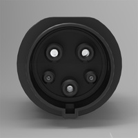 Adaptateur de chargeur de voiture électrique Tesla vers Type 1 USA, convertisseur de prise AC 250v 32A pour la recharge de véhicules électriques