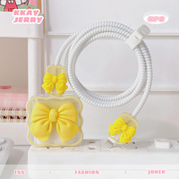 Pour iPhone 18W 20W câble protecteur couverture TPU mignon caoutchouc téléphone portable accessoires données Usb spirale chargeur de câbles protecteur