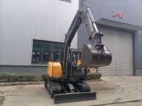 Mini-pelle hydraulique sur chenilles de 6,5 tonnes, moteur PLC, pompe, moteur EPA CE, mini-pelle, engins de terrassement, aménagement paysager, directement de l'usine