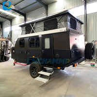 Mini camping-car léger Chammp, caravane de voyage avec fonctionnalités tout-terrain pour la vente