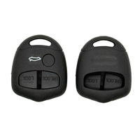Coque de clé de voiture à 2/3 boutons, coque de clé de véhicule à distance de remplacement pour Mitsubishi