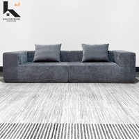 Modulares Ecksofa Komprimiertes Knochenloses Cloud-Sofa Gepolstertes Modernes Sofa Keine Montage Erforderlich für Wohnzimmer, Apartment