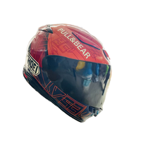 Sculpture de casque en résine faite à la main, moderne et personnalisée, élégante décoration extérieure en fibre de verre, grand ornement