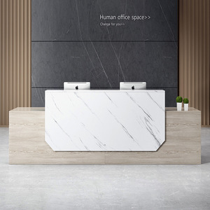 Mobilier de bureau moderne comptoir de réception pour réception de réception de salon design - Product Image 2