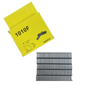 High Quality Fastener Parts 1010F series Fastener Furniture Wood Used Staples Pins 10mm for Wood, Upholstery, Carpentry, Deco