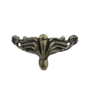 Qinggu Furniture <b>Leg</b> 37x19mm Zinc Alloy Traditional Cabinet Wooden Box Support Feet Q20 Easy Installation - Product Image 1