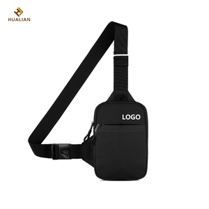 Sac à bandoulière JOY TREKER pour <span class=keywords><strong>homme</strong></span>, mini sac messager carré noir en nylon, personnalisé, pour le sport - Product Image 1