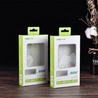 Boîte d'emballage personnalisée en carton recyclable pour écouteurs électroniques avec pelliculage mat et gaufrage pour câble de chargeur USB