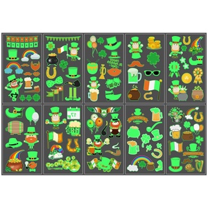 Pegatina de <span class=keywords><strong>tatuaje</strong></span> impermeable temporal de dibujos animados luminosos personalizados diseño de papel no tóxico pegatina luminosa pegatina de <span class=keywords><strong>tatuaje</strong></span> para chico - Product Image 1