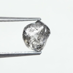 เพชรดิบธรรมชาติทรงเกลือและพริกไทย ขนาด 1.37 กะรัต 6.44 x 5.86 x 4.00 มม. สำหรับเครื่องประดับเพชรงานแต่งงาน - Product Image 1