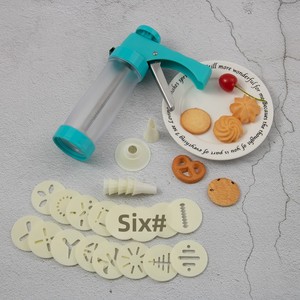 <span class=keywords><strong>Pistola</strong></span> para Hacer Galletas 16 en 1 con Discos <span class=keywords><strong>de</strong></span> Acero Inoxidable, Gatillo sin BPA, Kit Decorador <span class=keywords><strong>de</strong></span> Glaseado, Herramienta para Hornear en Días Festivos - Product Image 2