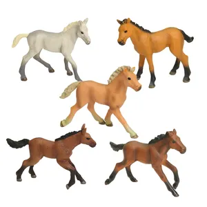 Solid Figure Toy Realistic Many Kinds Plastic Horse Club Model For Kids Collection