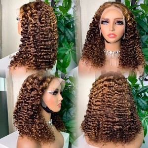 Hot Selling 13*4 Burmese Curly <b>Wig</b> Brazilian Natural Wave Factory Price Virgin PrePlucked Glueless <b>Wig</b> <b>Human</b> Hair <b>Wig</b> - Product Image 3