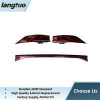 Feu arrière rouge de style OEM, nouveau, avec boîtier en plastique et lampe LED anti-collision pour la modification et la réparation des BYD Qin Plus DMI EV