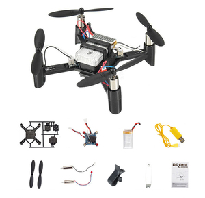 Dwi dowellin mini DIY <span class=keywords><strong>Drone</strong></span> Kit cho trẻ em người mới bắt đầu RC <span class=keywords><strong>Nano</strong></span> bay không người lái với 3D lật độ cao giữ không đầu chế độ bao gồm sạc - Product Image 1