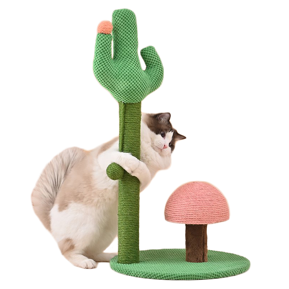 Новинка 2021, интерактивные игрушки, Когтеточка, оптовая продажа, маленький Когтеточка С КАКТУСОМ, Деревянная башня
