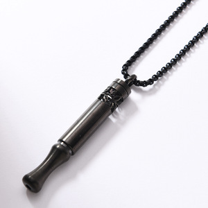 New Patterned Meditation Breathing <strong>Necklace</strong> Stainless Steel Rotating Twist-Open Aromatherapy Pendant Flavor Smoking Gift - Product Image 5
