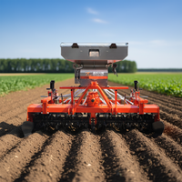 Semoir électrique agricole |   Semoir multi-cultures à soufflage d'air avec détection de vitesse GPS en temps réel et alerte de niveau de semence