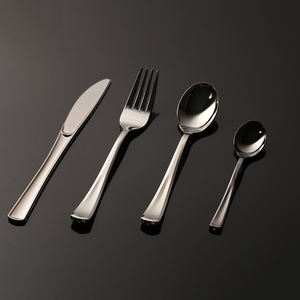 Juego de cubiertos de plástico dorado desechable Xueli, juego de vajilla occidental, cuchillo para pastel, cuchara de plástico con <span class=keywords><strong>servilleta</strong></span> - Product Image 3