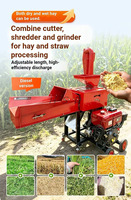 Machine à hacher le fourrage pour animaux, coupe-herbe, broyeur de paille, hacheuse de foin pour l'alimentation animale, ferme