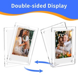 Pantalla DE FOTOS acrílica transparente de doble cara de 6x9cm <span class=keywords><strong>Instax</strong></span> Mini Marco de imagen magnético marco de plástico para pantalla magnética de refrigerador - Product Image 3