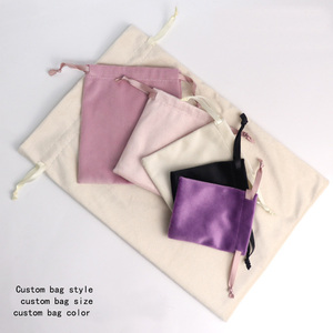 Sac cadeau en velours sur mesure avec cordon de serrage, estampage à chaud or/argent pour le rangement de objets de collection, sac anti-poussière, pochette à bijoux - Product Image 6