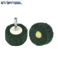 EVERTOOL Disques à lamelles abrasifs non tissés montés sur support, pour finition, très flexibles et adaptables aux contours