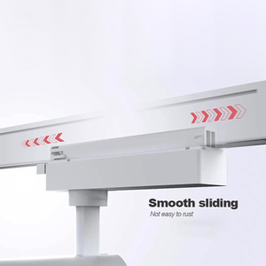 หัวไฟติดราง LED 4 สาย 3 เฟส เลือก CCT ได้ 3 ค่า CCT สำหรับร้านค้าปลีกมืออาชีพ ไฟสปอตไลท์สำหรับร้านแฟชั่น โชว์รูม - Product Image 4
