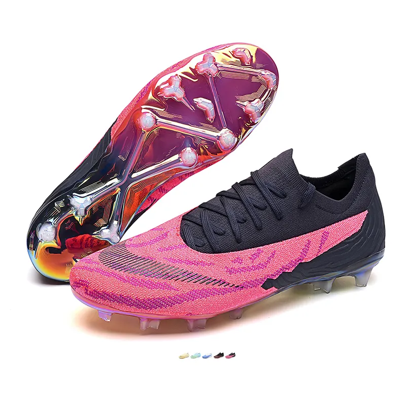 New Children Soccer Boots Kids Boy Girl Sneakers Cleats Training Outdoor Football Shoes