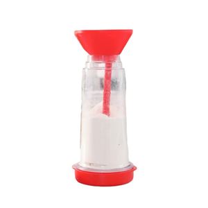 Tamis à farine portable écologique avec logo personnalisé, avec gobelet rotatif, gobelet à mélanger la farine en plastique, gadget de pâtisserie pour la cuisine - Product Image 4