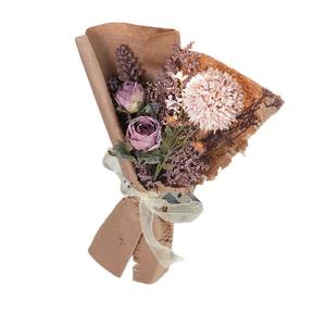 باقة زهور اصطناعية محمولة باليد ، طقم مواد من ورق الكرافت الإبداعي ليوم الأم ، نباتات زهور زينة عيد الحب - Product Image 5