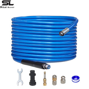 Tuyau de nettoyeur haute pression Sulai Machinery, diamètre intérieur 5,5 mm, usage léger, pour le nettoyage domestique et le détartrage des canalisations - Product Image 1