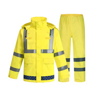 Ensemble imperméable intégral de haute qualité, pantalon et veste, en tissu Oxford, pour le travail à l'aéroport, sur la route et la randonnée, fourniture directe d'usine