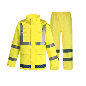 Conjunto de pantalones impermeables de cuerpo completo de alta calidad para actividades al aire libre senderismo suministro directo de fábrica para servicio en carretera del <span class=keywords><strong>aeropuerto</strong></span> - Product Image 2