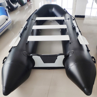 Bateau pneumatique portable de 16 pieds avec fond en aluminium rigide, style Zodiac