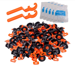 High Quality Reuseable <strong>Tile</strong> Leveling System <strong>Kit</strong> with 50pcs <strong>Tile</strong> Leveler &amp; 1 Special Wrenches - Product Image 5