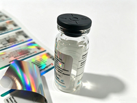 Étiquette de poudre lyophilisée inviolable, impression pharmaceutique de précision, résistante aux basses températures, étiquette personnalisée pour chaîne du froid
