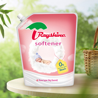 Rayshine Pelembut Pakaian Cair Ramah Lingkungan Aroma Mawar 15-30% Bahan Aktif untuk Pakaian 2KG Kemasan Plastik