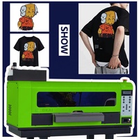 Printer Okai A3 Dtf Cmyk Ink Direct to Film dengan Printer Inkjet XP600 I3200 Mesin Cetak Printer Dtf