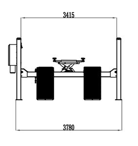 उच्च गुणवत्ता और कम कीमत <span class=keywords><strong>6</strong></span> टन हाइड्रोलिक चार पोस्ट कार लिफ्ट 110 वी-240v/380v और 70.87C लिफ्ट ऊंचाई - Product Image 6