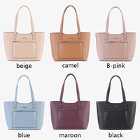 Fabricant chinois OEM ODM, sac fourre-tout avec logo personnalisé pour femmes avec poche, grands sacs fourre-tout personnalisés en cuir PU pour filles