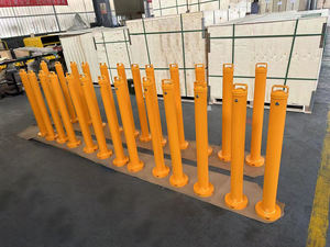 เสาเหล็กแบบถอดได้กุญแจล็อคได้สำหรับลานจอดรถบนพื้นผิวถนนและที่จอดรถกลางแจ้ง - Product Image 3