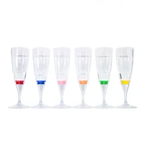 Hot Sales Popular Party Liquid Activated Light Up Cups Led Champagne Cup For Night Club Bar