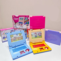 Juguetes Educativos de Aprendizaje Temprano para Niños, con Luces, Musicales, con Temática de Dibujos Animados y Ordenador Portátil Simulado para Niños
