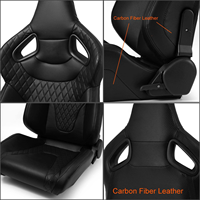 JIABEIR 1093 Breite, große, speziell genähte, universelle Auto-Simulator-Gaming-Station, verstellbare Sim-Schalensitze für Rennspiele