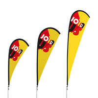 Kit de mât de drapeau à plumes et piquet de sol, prix d'usine, vente de jardin, 11 pieds, kit de mât de drapeau publicitaire pour enseigne commerciale, pour jardin