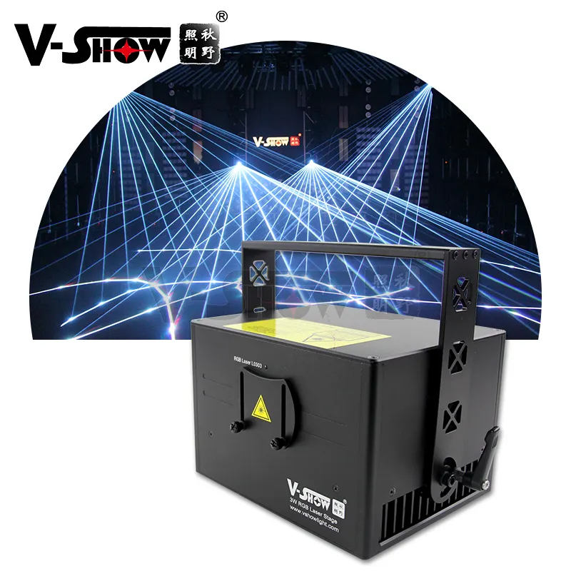 3w RGB Laser Light Animation Laser Projector Disco stage lighting Laser Show