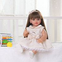 Muñecas de 55 cm Súper Ventas Económicas para Niñas, Muñecas BJD de Alta Calidad, Hermoso Juguete DIY con Ropa, Muñecas Reborn de Silicona para Niñas