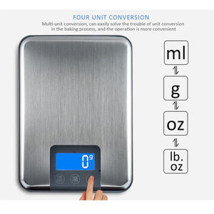 Cross-Border 15kg Stainless Steel <b>Digital</b> <b>Kitchen</b> <b>Scale</b> Easy Clean Silver 1g Accuracy Electronic Baking Food <b>Scale</b> Wholesale - Product Image 5